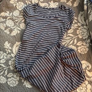 Isabel Maternity striped dress